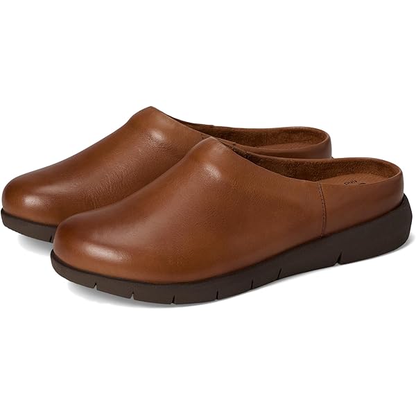 Amazon.com | SoftWalk Womens Addie Cognac 5 M (B) | Mules & Clogs